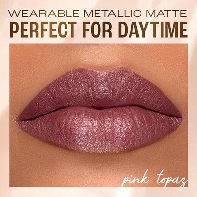 Lakme Be-Jewel Shimmer Lip Liquid, Luminous Matte Finish - 201 Pink Topaz 3.5 ml - Liquid Lipsticks