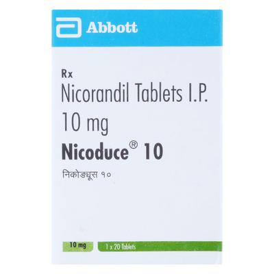 Nicoduce 10mg Tablet 20'S - Angina