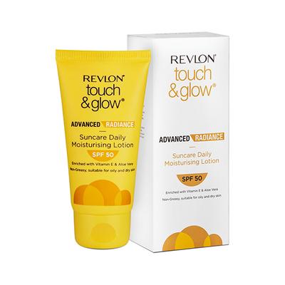Revlon Touch & Glow Advanced Radiance Sun Care Daily Moisturizing Lotion SPF 50 50ml - Face Sunscreen
