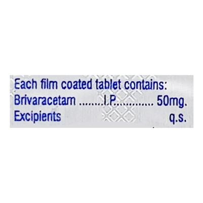 BRIVEE 50mg Tablet 10's - Epilepsy/Convulsion-Ant