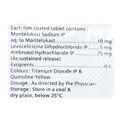 LELET MB Tablet 10's - Cough And Cold-Cou