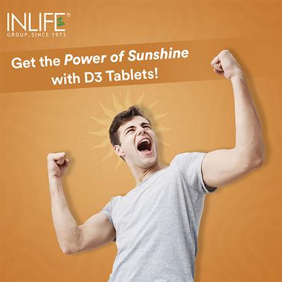 Inlife Vitamin D3 60000IU Chewable Tablets 40's - Multi-Vitamins