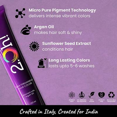 2.Oh! Semi Permanent Hair Color - Lavender 100 ml - Crème