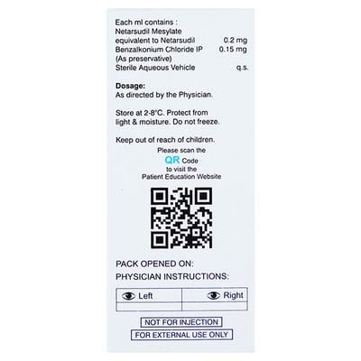 NETASUDIL Eye Drops 2.5ml - Glaucoma-Ant