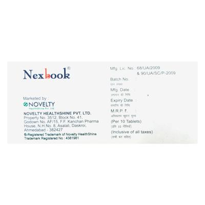 NEXBOOK Tablet 10's - Ulcer/Reflux/Flatulence-Aaa
