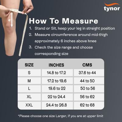 Tynor Knee Cap Air Pro (L) - Black & Green - Knee/Ankle/Leg/Foot Supports