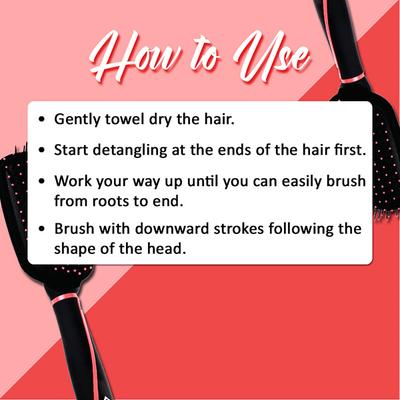 Jaquline USA PADDLE BRUSH MEDIUM (TREND) 100 gm - Hair Brushes