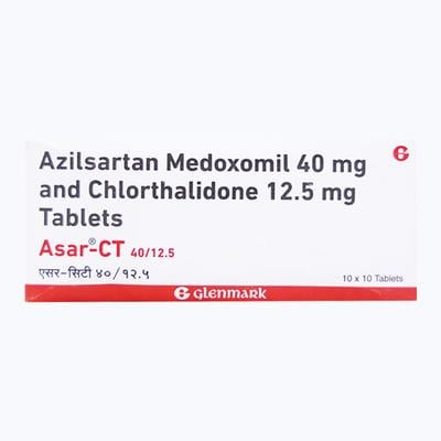 Asar CT 40/12.5mg Tablet 10'S - Hypertension-Ang