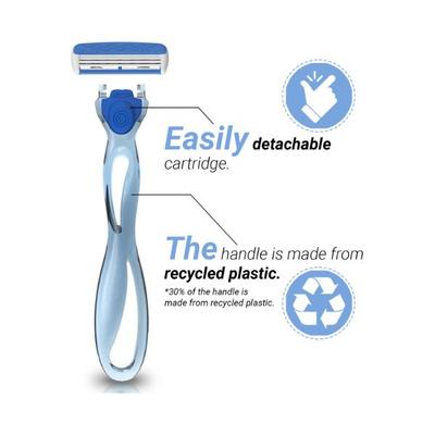 Summer By Zlade Splash III Triple-Blade Hair Removal Razor For Women - 1 Handle + 4 Cartridges 1s - Shaving & Hair Removal