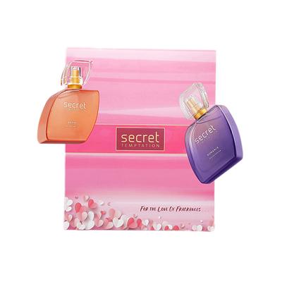 Secret Temptation Fragrance Gift Hamper with Romance, Adore Perfumefor Women (50ml each) 2's - Body Mist/Spray