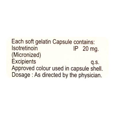 Pinoin 20mg Capsule 10'S - Acne-Acn