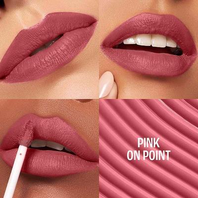 Lakme 9to5 Hya Matte, Pink On Point, Hydrating Liquid Lipstick with Hyaluronic Acid 5.3 ml - Liquid Lipsticks