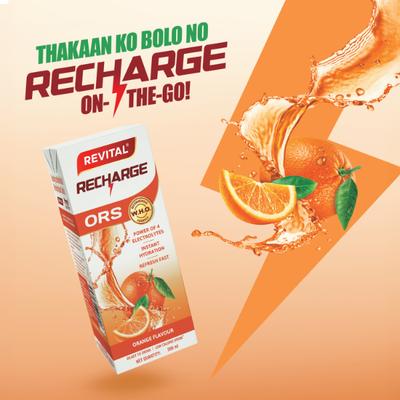 Revital Recharge ORS - Apple Flavour 200 ml - Multi-Vitamins