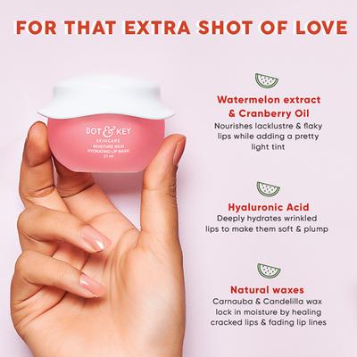 Dot & Key Moisture Rich Hydrating Lip Mask 21 ml - Lip Balms