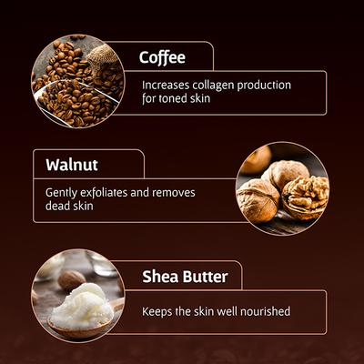 Bombay Shaving Company Deep Cleansing Set & De-Tan Removal Coffee Face Wash & Face Scrub 2's - Scrubs & Exfoliants