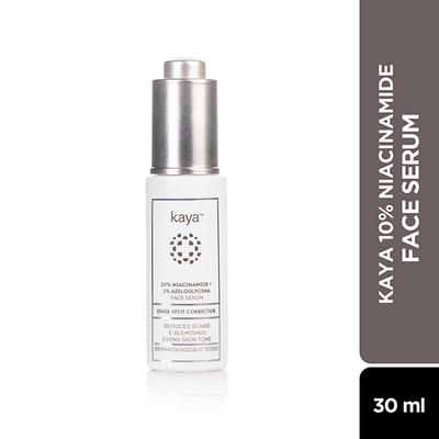 Kaya 10% Niacinamide + 1% Azeloglycina Face Serum, Dark Spot Corrector, Fights Acne, All Skin Types 30 ml - Face Serum