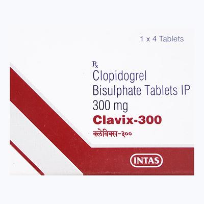 Clavix 300mg Tablet 4'S - Blood Clot-Ant