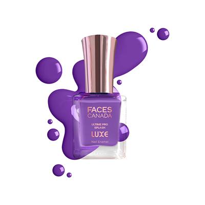 Faces Canada Ultime Pro Splash Luxe Nail Enamel - Amethyst (L23) 12 ml - Nail Polish