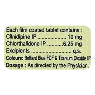 Cilacar C 6.25mg Tablet 10'S - Hypertension-Cal