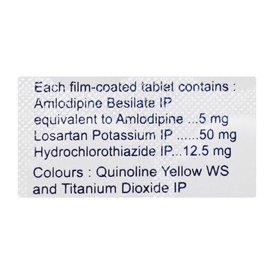 AMLOZAAR H Tablet 15's - Hypertension-Cal
