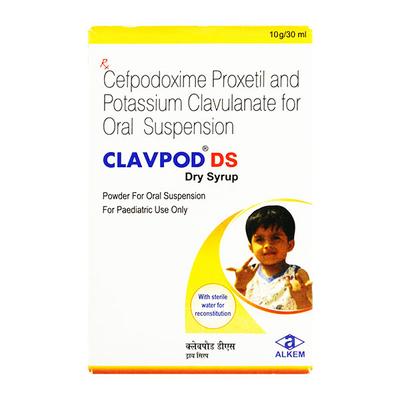 Clavpod DS Dry Syrup 30ml - Bacterial Infections-Cep