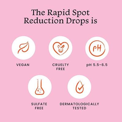 Foxtale Rapid Spot Reduction Drops for Hyperpigmentation and Dark Spot Removal 30 ml - Face Creams