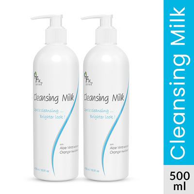 Fixderma Face Cleansing Milk 500 ml - Face Wash & Cleansers