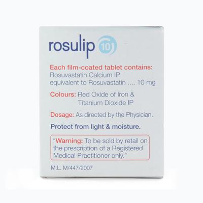 Rosulip 10mg Tablet 15'S - High Cholesterol-Dys