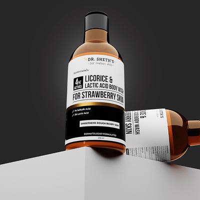 Dr. Sheth's Licorice & Lactic Acid Body Wash 250 ml - Shower Gels & Body Wash