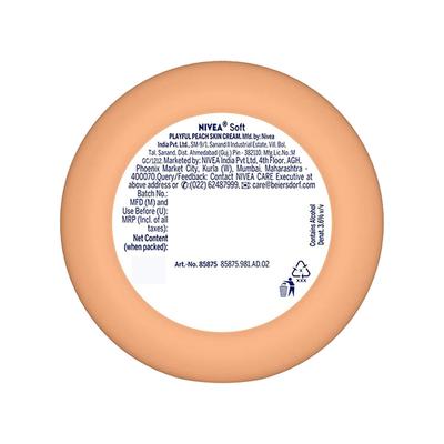 Nivea Soft Playful Peach Cream 100 ml - Lotions & Creams
