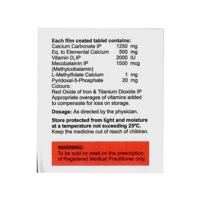 VEHYCAL XT Tablet 15's - Supplements-Cal