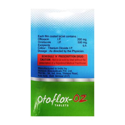 OTOFLOX OZ Tablet 10's - Bacterial Infections-Qui
