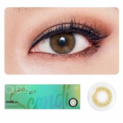 O-Lens Scandi 1Day Coloured Contact Lenses - Scandi Olive ( 0.00 ) 1's - Eyecare Lenses