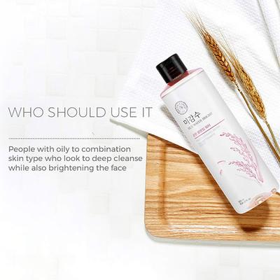 The Face Shop Rice Water Bright Mild Cleansing Water 500 Ml - Face Wash & Cleansers