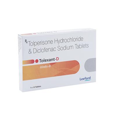 TOLEXANT D Tablet 10's - Muscle Cramps/Spasticity-Mus
