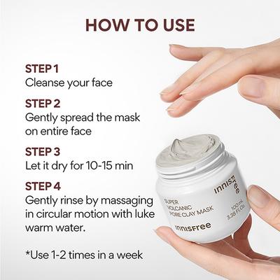 Innisfree Super Volcanic Pore Clay Mask 20 ml - Masks & Peels