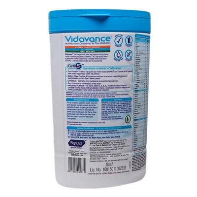 Vidavance Zero Sucrose Specialized Nutrition Supplement Powder for Diabetes Jar Chocolate Flavour 400 g - Diabetes (Fitness)