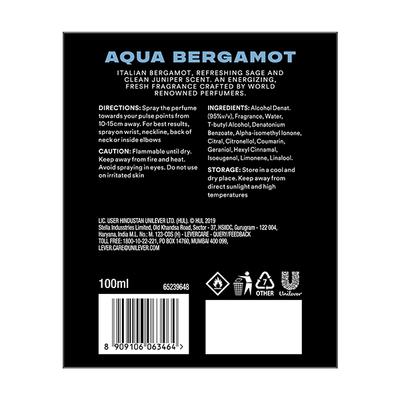 AXE Premium Luxury Perfumes - Aqua Bergamot EDP 100 ml - Men Perfumes (Edt/Edp)