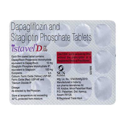 ISTAVEL D 100/10 Tablet 15's - Diabetes-Ant