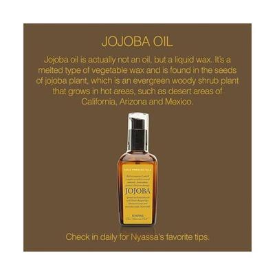 Nyassa Jojoba Cold Pressed Oil 100 gm - Massage Oils