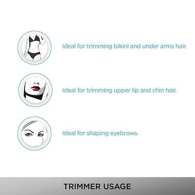 VEGA Silk Touch Electric Trimmer (VHBT 01) White 1 gm - Shaving & Hair Removal
