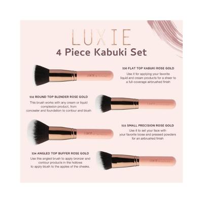 Luxie 4 Piece Kabuki Set 1's - Face Brush