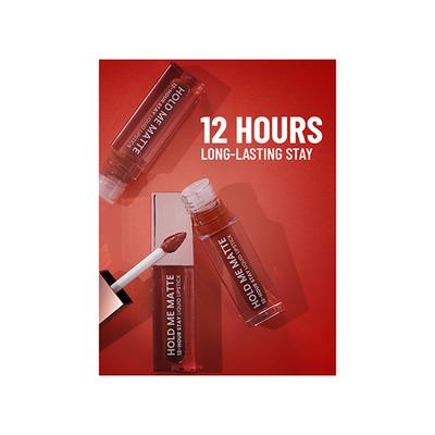 Swiss Beauty Hold Me Matte Liquid Lipstick (Passionate Red) 4.5 ml - Liquid Lipsticks