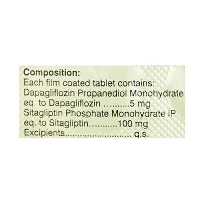 DAPATURN S 100/5 Tablet 10's - Diabetes-Ant