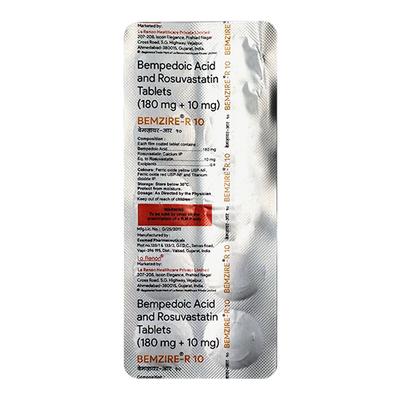 BEMZIRE R 10 Tablet 10's - High Cholesterol-Dys