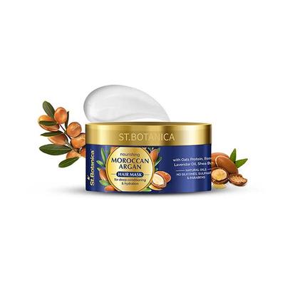 St.Botanica Moroccan Argan Hair Mask 200gm - Hair Masks & Packs