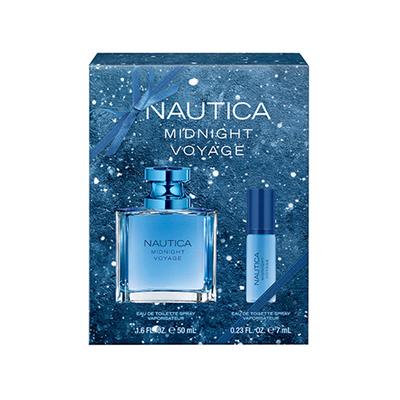 Nautica Midnight Voyage Eau De Toilette Set (50ml + 7ml) 1's - Men Perfumes (Edt/Edp)