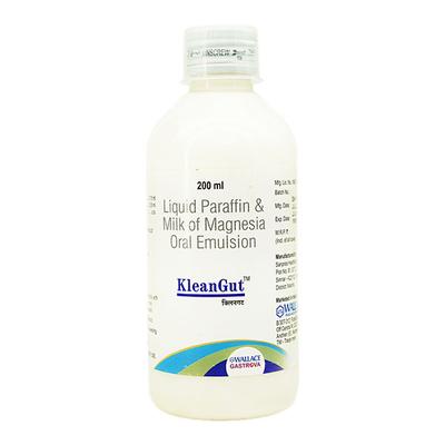 KLEANGUT Pepper Mint Flavour Oral Emulsion 200ml - Ulcer/Reflux/Flatulence-GIT