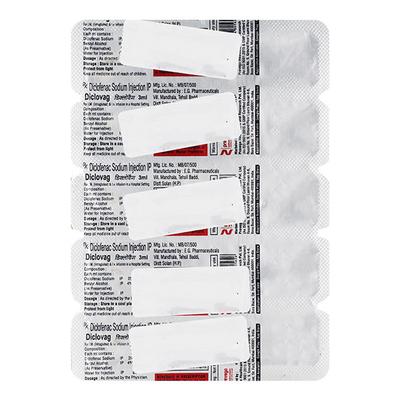DICLOVAG Injection 3ml - Pain relief-Nsa