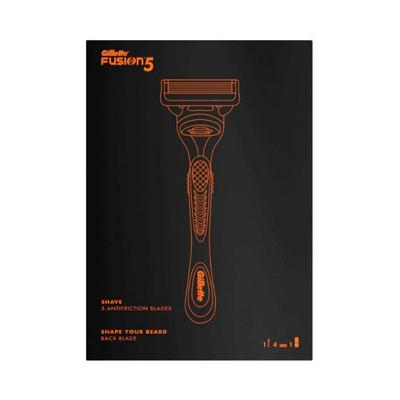 Gillette Fusion 5 Gift Pack (Handle 1, Gillette Fusion Cartridges 4, Travel Case 1) 1's - Razors & Cartridges